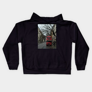 Doppeldecker Bus in January Kids Hoodie